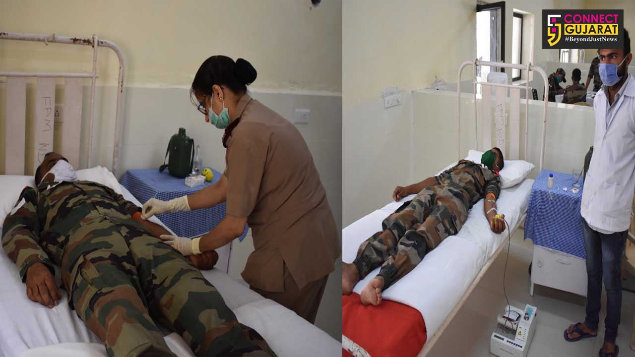 Army donates blood to civil hospitals