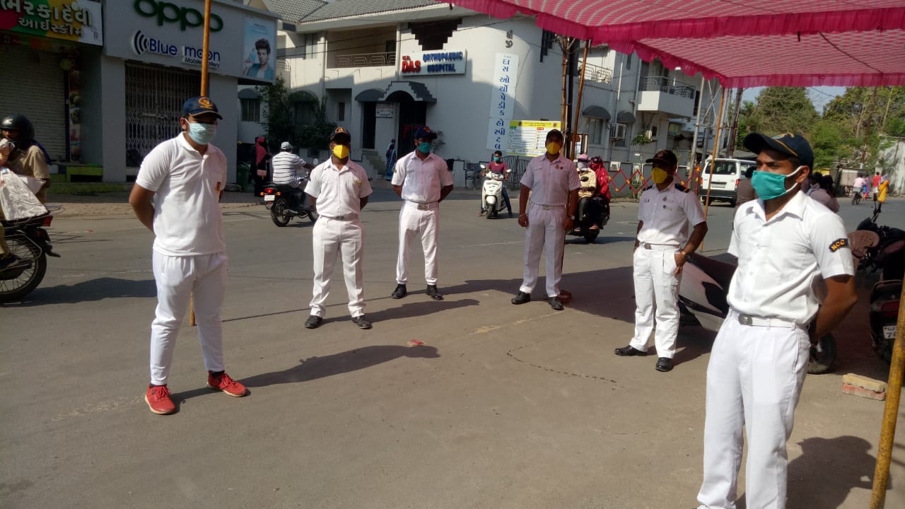 NCC Directorate Gujarat continues employing its Cadets at more locations to fight COVID 19