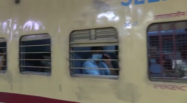 Third train to Lucknow departed from Vadodara on Tuesday