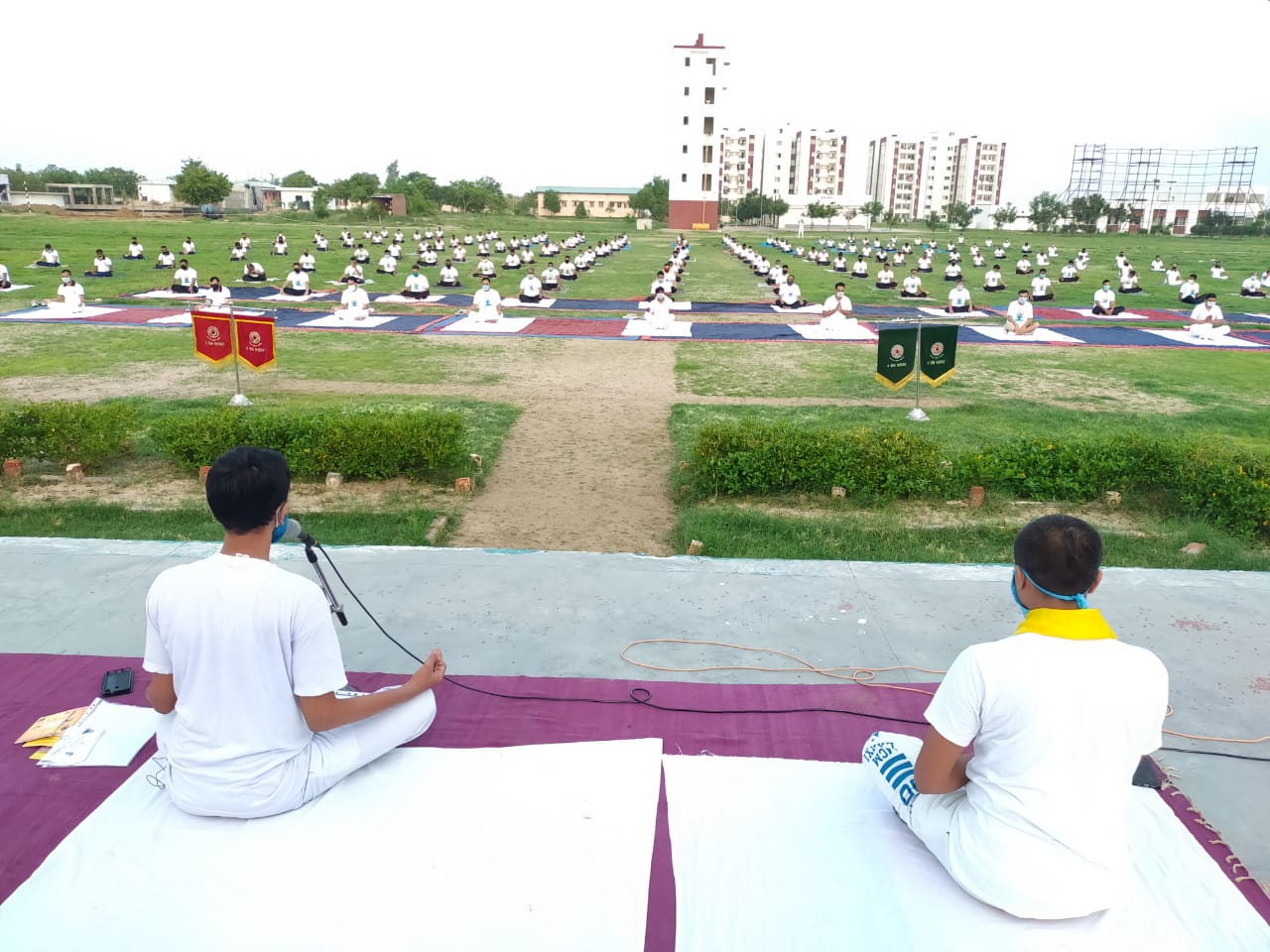 World Yoga Day celebrated at NDRF Jarod campus