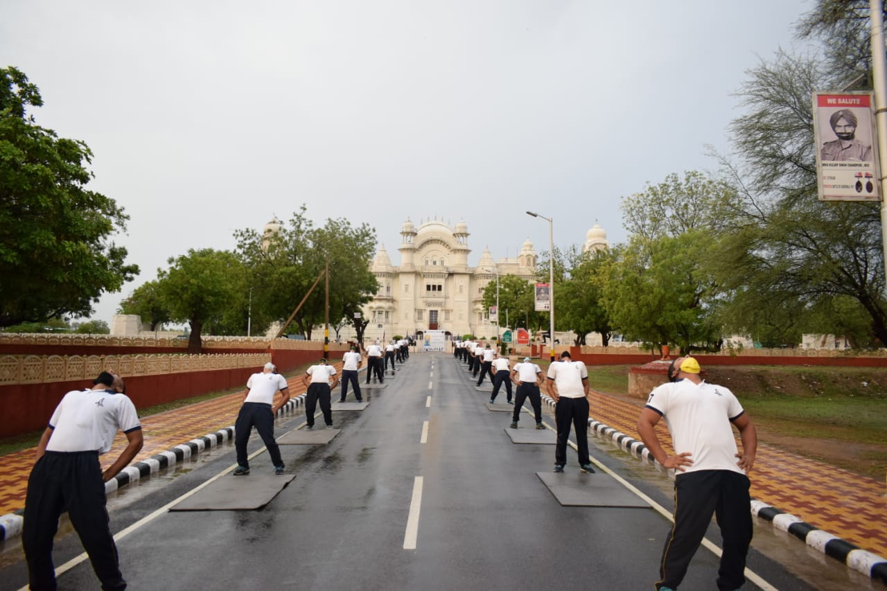 Jodhpur based Konark Corps celebrates 6th International Yoga Day