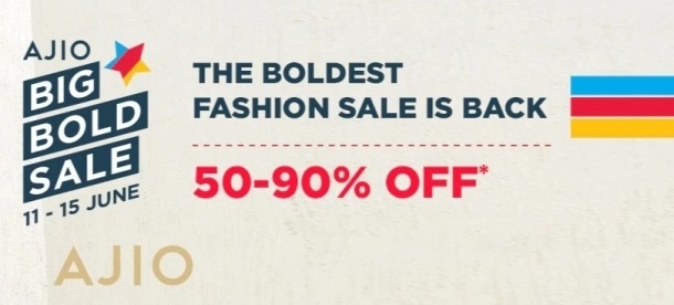 AJIO.com presents Big Bold Sale