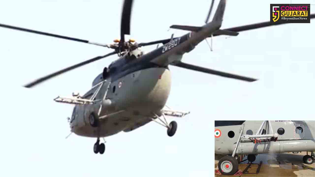 Indigenous Airborne Locust control system on MI-17 helicopter