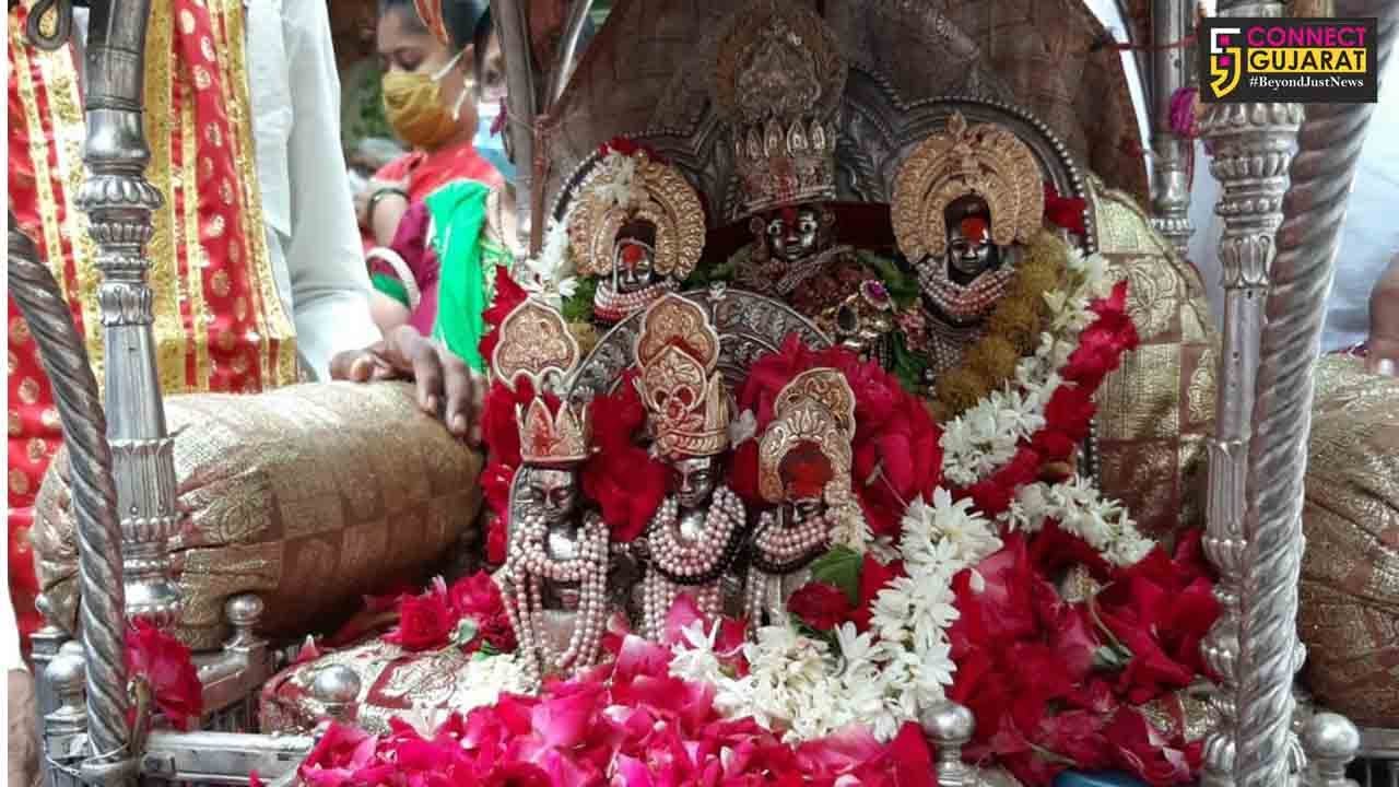 Corona effect on traditional Vitthalnathji’s procession in Vadodara