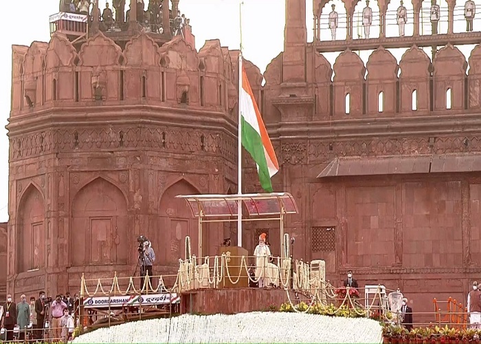 Nation celebrates its 74th Independence day today, PM Modi unfurls Tri-Colour from Rampart of Red Fort