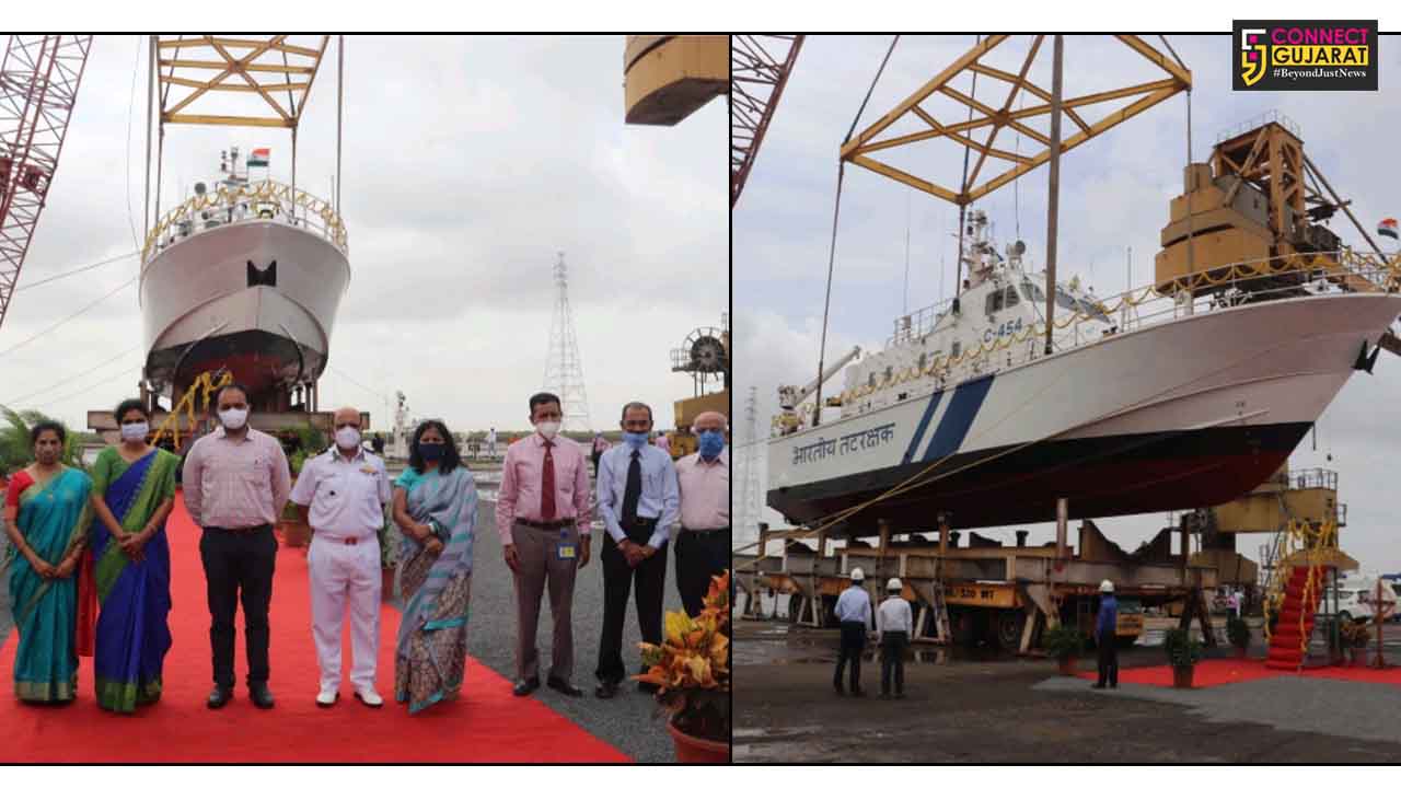 Indian Coast Guard launches Interceptor boat C- 454