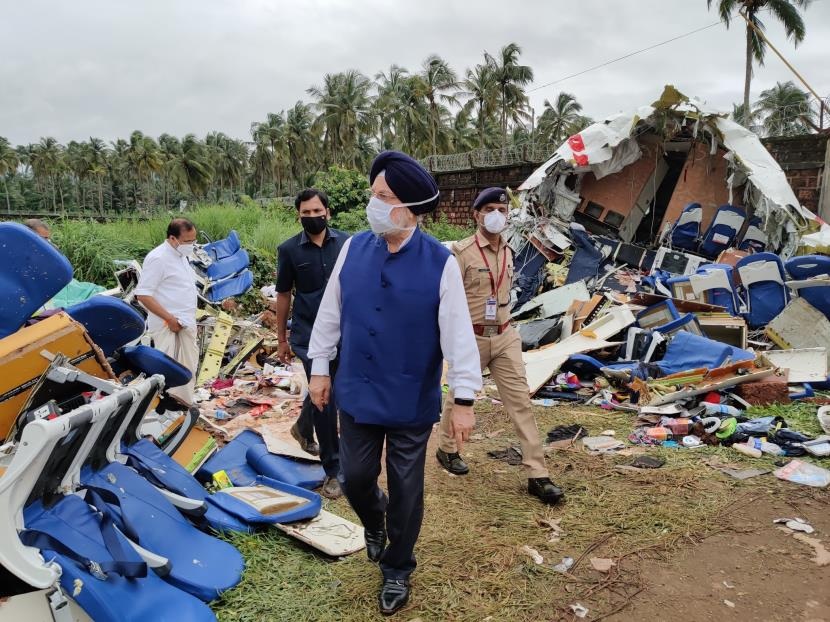 Plane crash at Kozhikode airport: Union Civil Aviation Minister arrives at crash site to take stock of situation