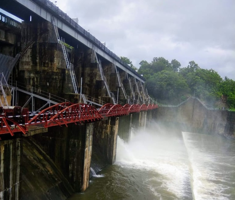 Vadodara : Three gates of Dev Dam opened marginally