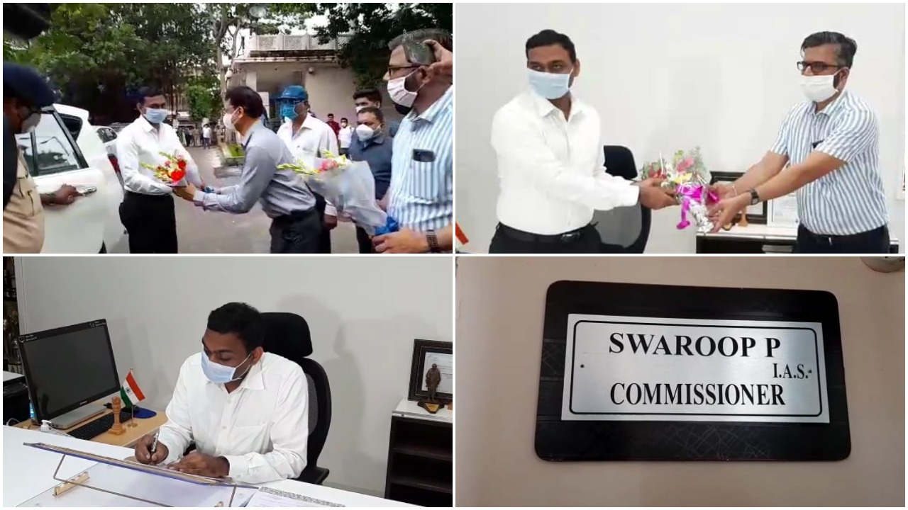 P. Swaroop took charge as new commissioner of VMC