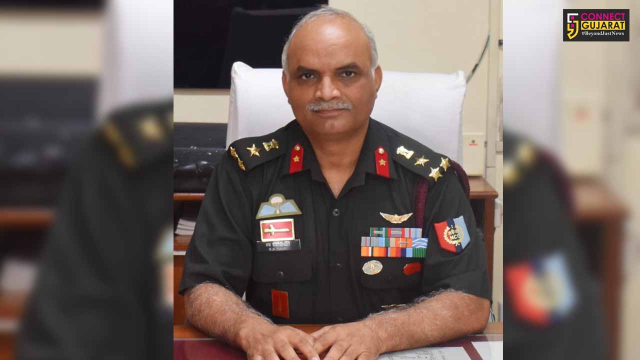 Brigadier SN Tiwari assumes charge as Group Commander of NCC Group Headquarters Rajkot