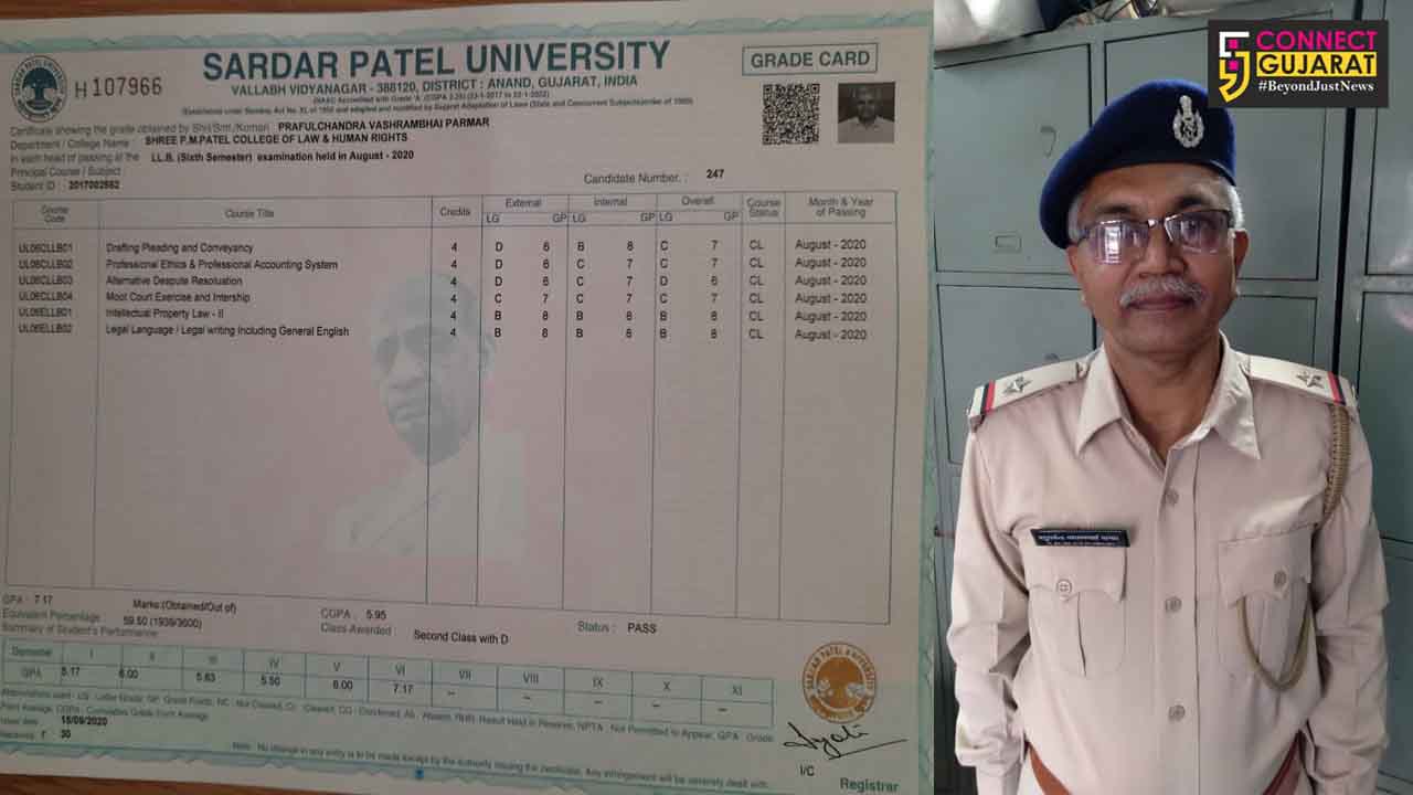 Vadodara police ASI completed LLB at the age of 56