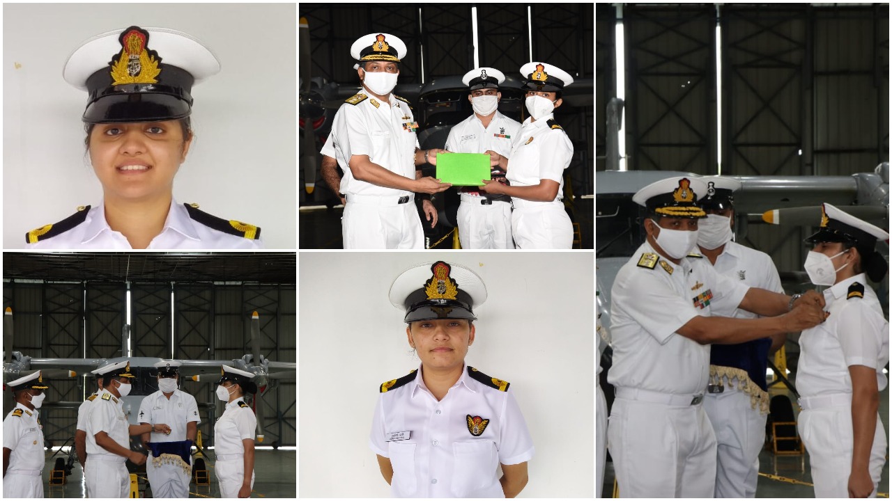Women officers in helicopter stream of Indian Navy