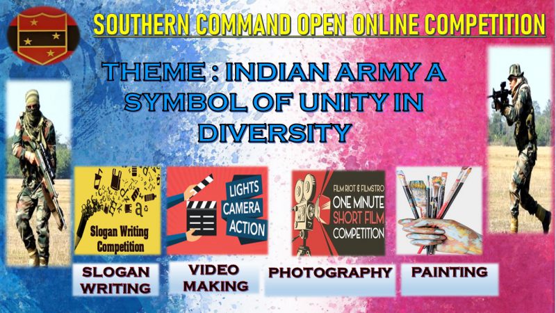Southern Command Pune organising open online competition on Theme Indian Army