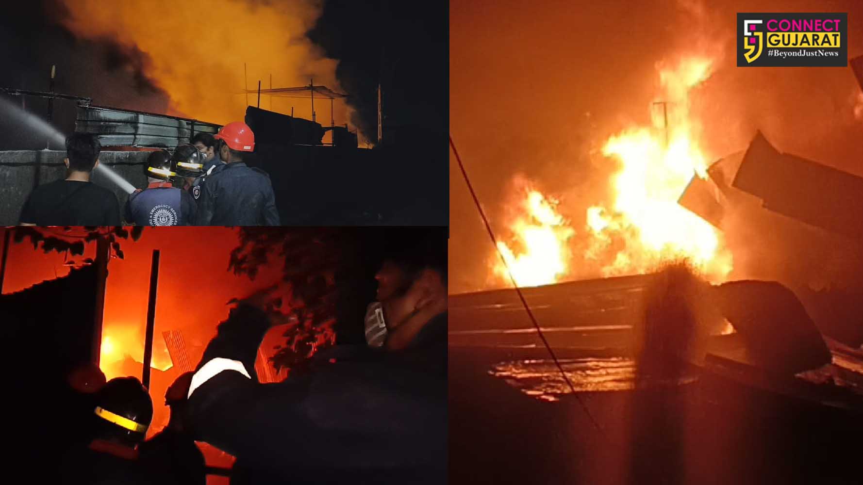 Major fire inside company at Ranoli Industrial estate