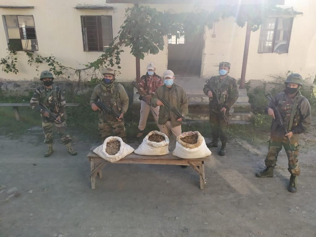 Assam Rifles and Manipur police seize 72 kg brown sugar