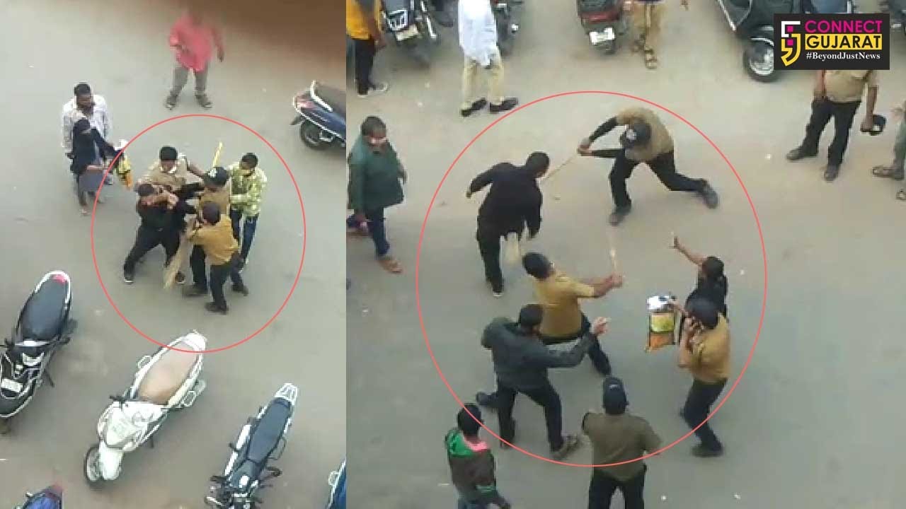 Viral video of SSG security guards beat a patient’s relative came to light in Vadodara