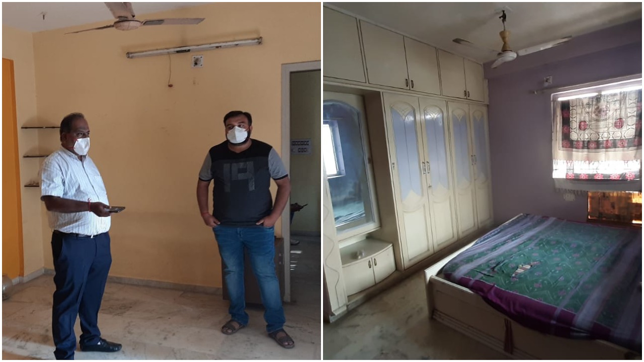 Shushrut Ashray flat prepared for residents of Indraprastha Society
