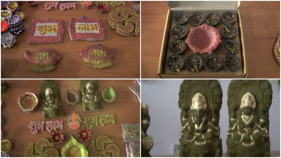 Diwali products made from cow dung gains popularity in Vadodara