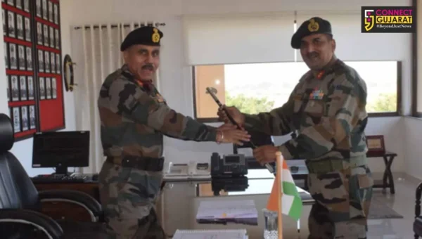 Major General Ajeet Singh Gahlot, Sena Medal took over as General Officer Commanding, Battle Axe Division