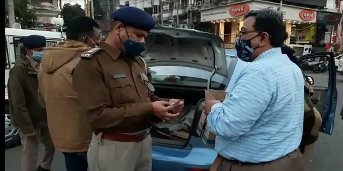 Intensive checking by Vadodara police on new year eve