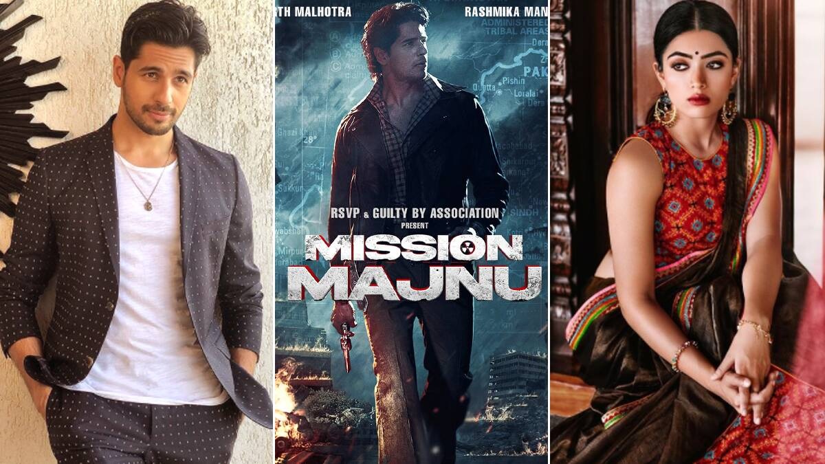 Sidharth Malhotra and Rashmika Mandanna announce new film Mission Majnu