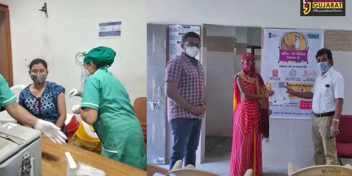 More than 98% vaccination at 7 centers in rural areas of the district on 5th day