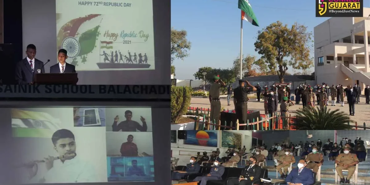 Sainik school Balachadi celebrates 72nd Republic Day