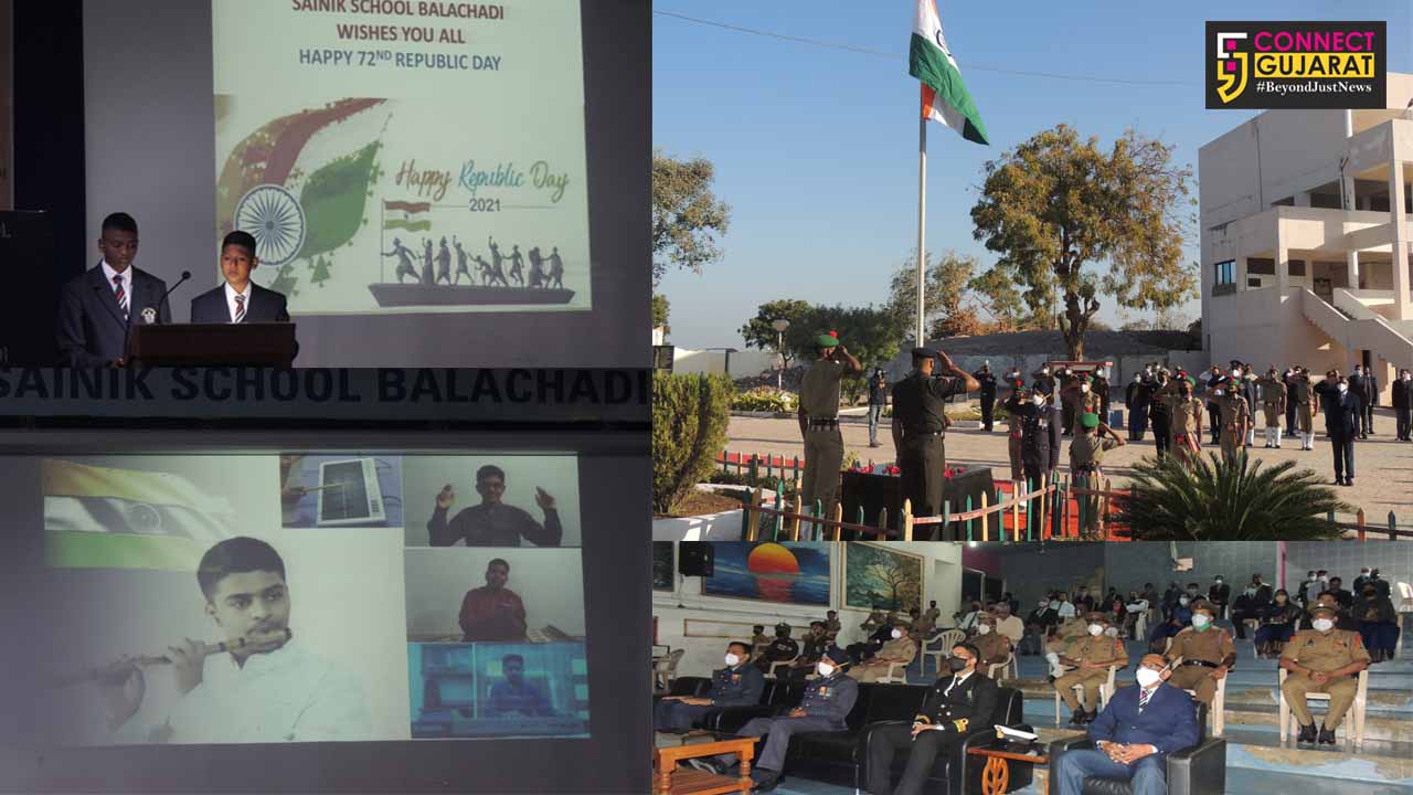 Sainik school Balachadi celebrates 72nd Republic Day