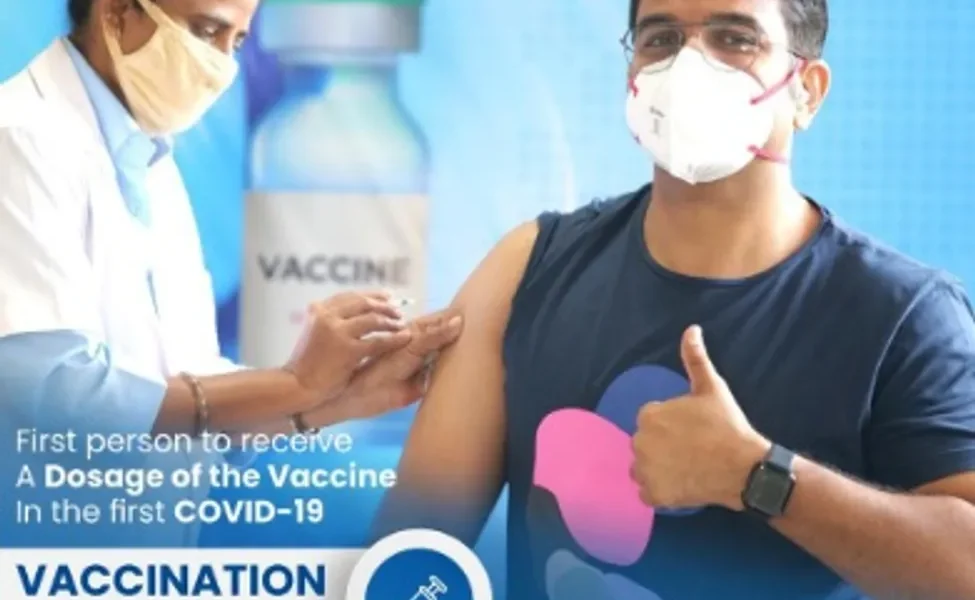Covid vaccination drive started at Parul Sevashram