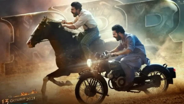 SS Rajamouli’s RRR to release on October 13, see new poster featuring Ram Charan and Jr NTR