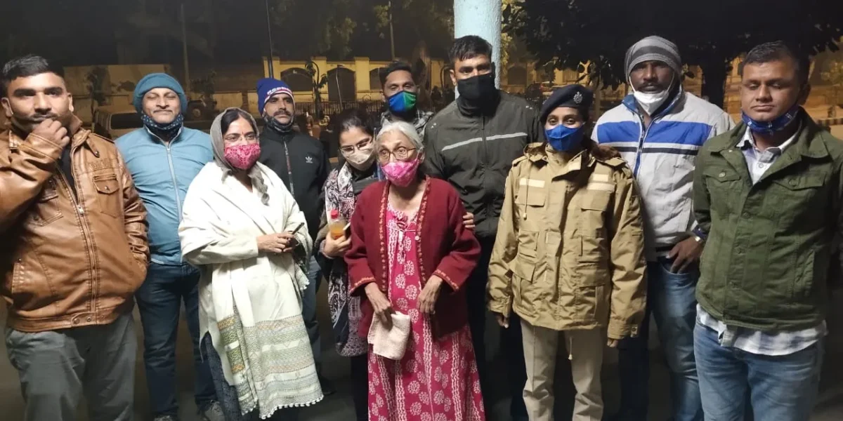 Vadodara police found missing metally ill woman with the help of cctv cameras