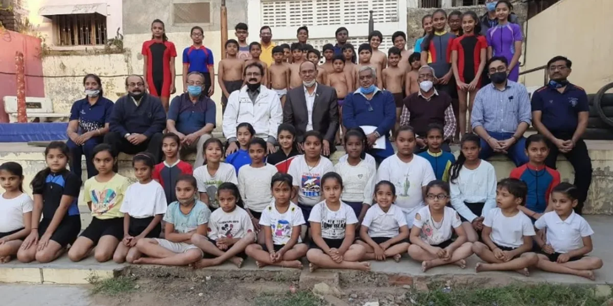 Director of Sports Authority of India (SAI) visiting Jummadada Gymnasium in Vadodara