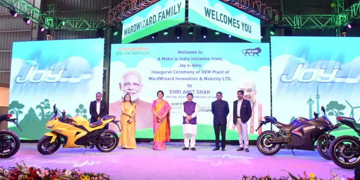 Wardwizard Innovation inaugurates one of India’s largest electric two wheelers plant