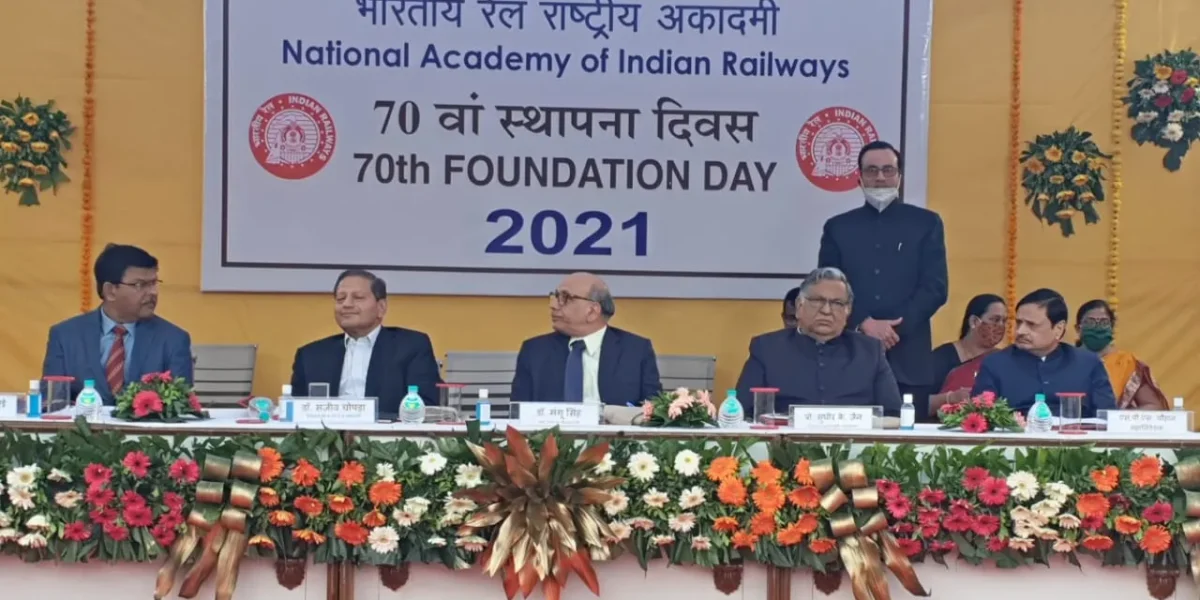 National Academy of Indian Railways celebrated its 70th Foundation Day on Sunday
