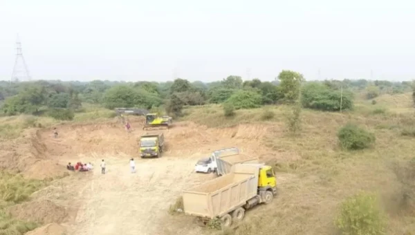 Drone surveillance to prevent irregularities in soil mining and transportation in Vadodara taluka