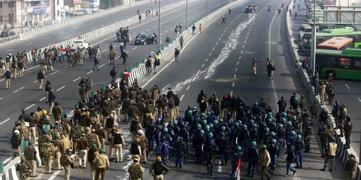 Internet services snapped after tractor rally turns violent