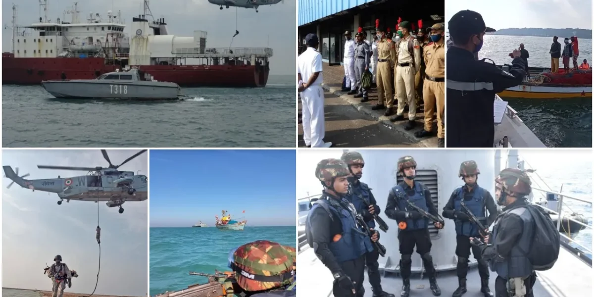 Completion of coastal defence exercise Sea Vigil 21