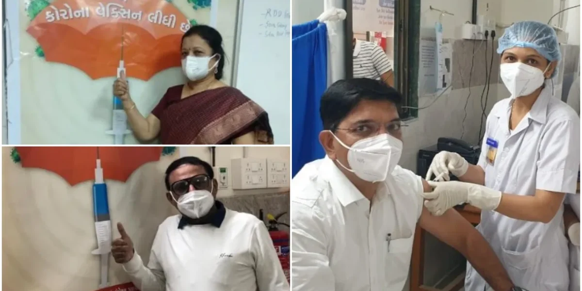 6th day of covid vaccination at SSG hospital