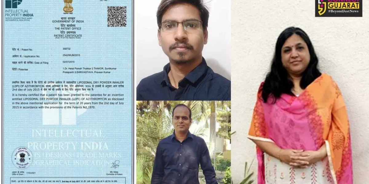 MSU professor and students granted Indian Patent for their invention on LDPI of Azithromycin for treatment of respiratory infection