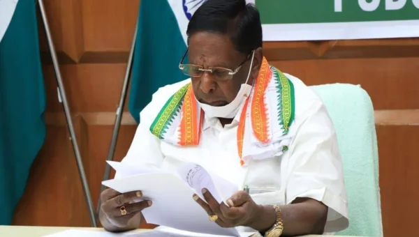 Puducherry CM Narayanasamy loses trust vote in assembly