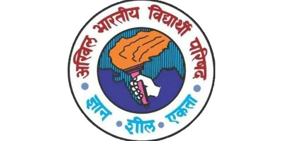 ABVP burst crackers in a unique protest towards their demand for 50% reduction in syllabus
