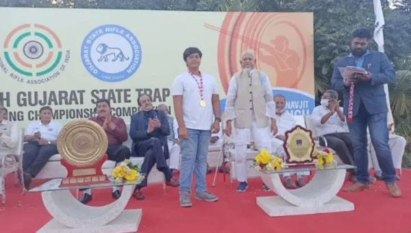 Youngest male shooter of STRA set new state record in NR Junior Men Double Trap in Shotgun shooting championship