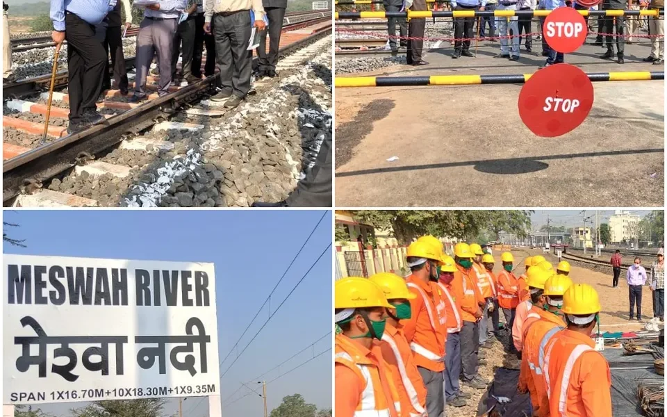 Annual inspection of Geratpur-Vadodara and Dabhoi-Pratapnagar sections of Vadodara Division by General Manager of Western Railway