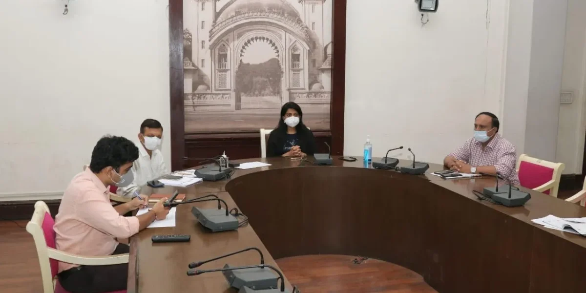 Control room at district collector office for district, taluka and municipality elections