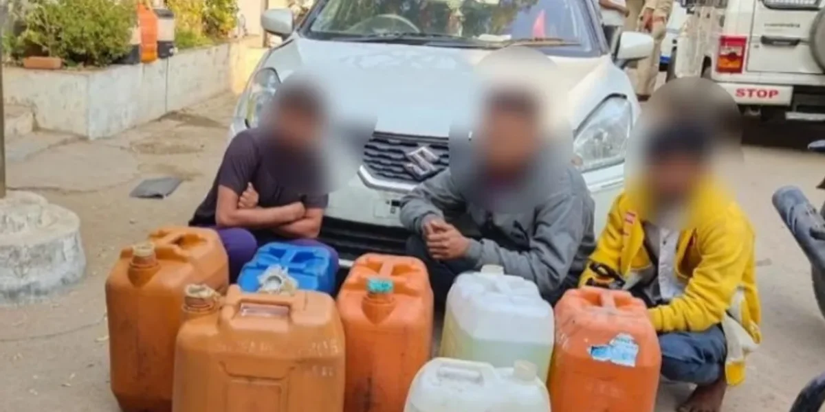 Vadodara rural SOG caught gang of diesel thieves