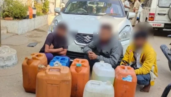 Vadodara rural SOG caught gang of diesel thieves