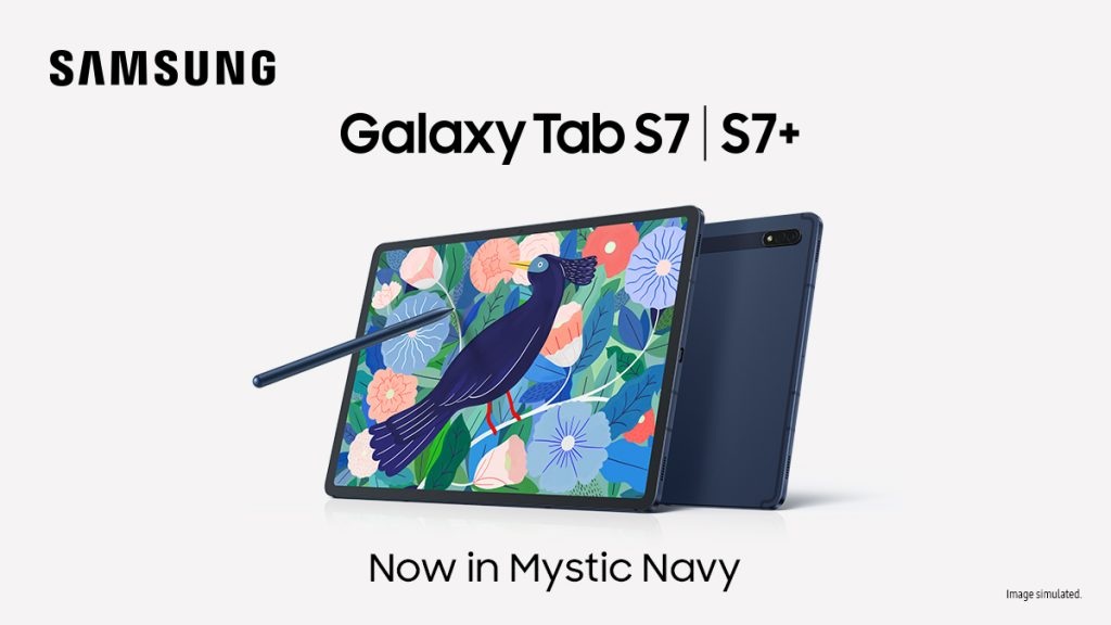 Galaxy Tab S7, Tab S7+ launched in ”mystic navy” colour
