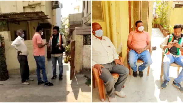 Congress spokesperson Rutvij Joshi was detained before CM’s arrival in Vadodara