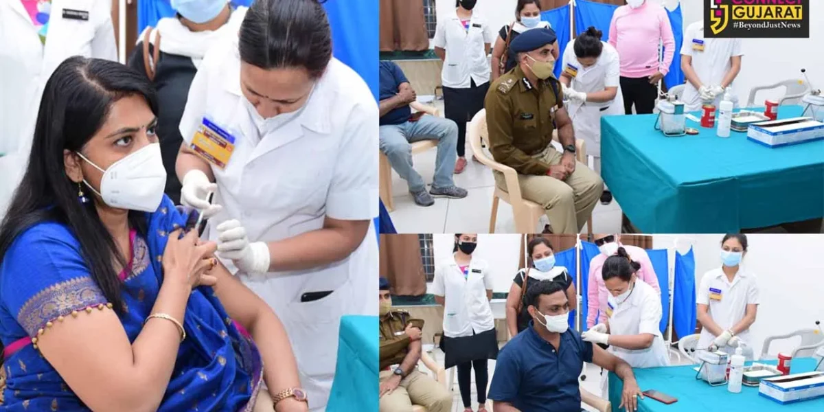 Top Vadodara officials take second dose of Corana vaccine