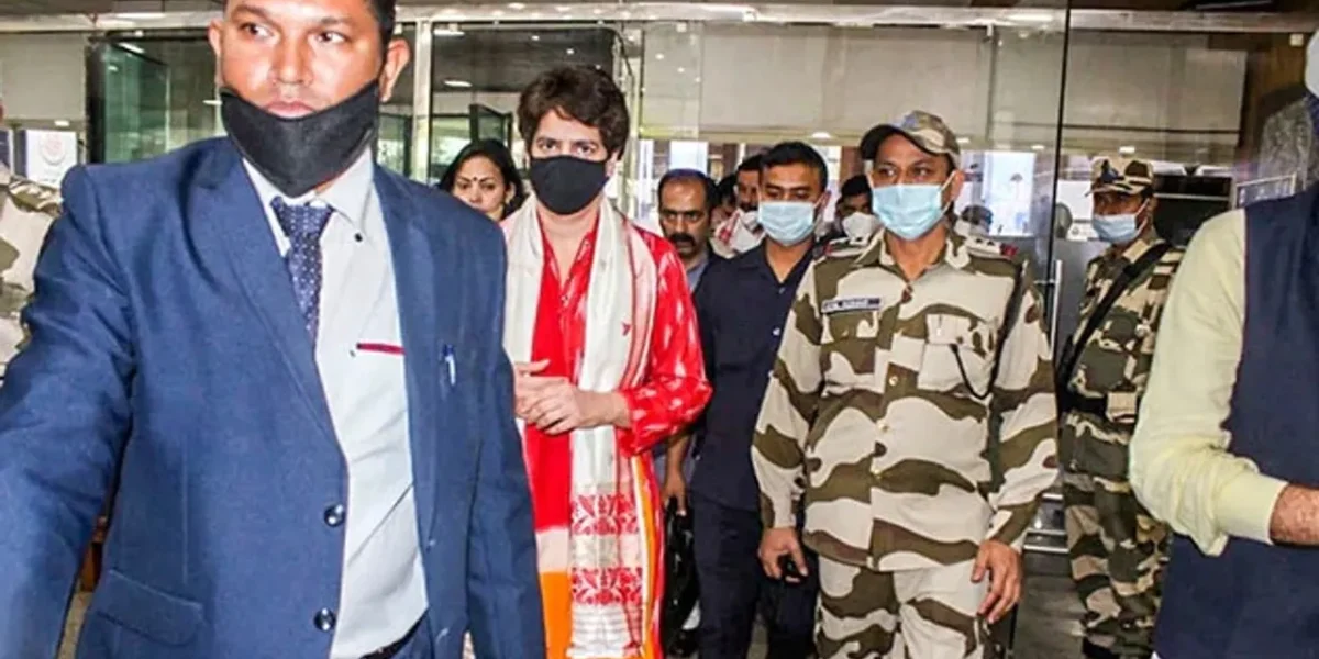 Priyanka begins 2-day Assam poll campaign with visit to Guwahati temple